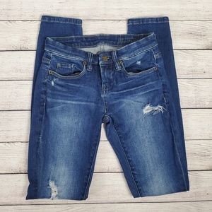 Blank NYC distressed skinny jeans, 24